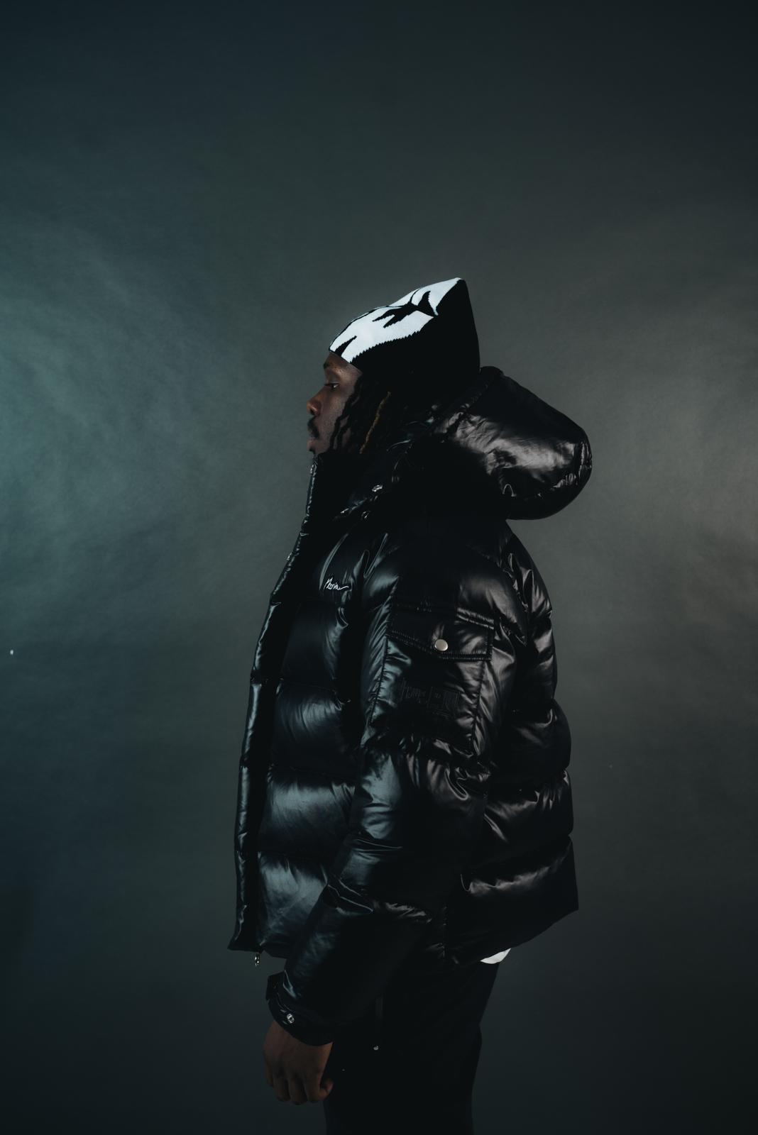 Bonnet Double Face Noir-Blanc